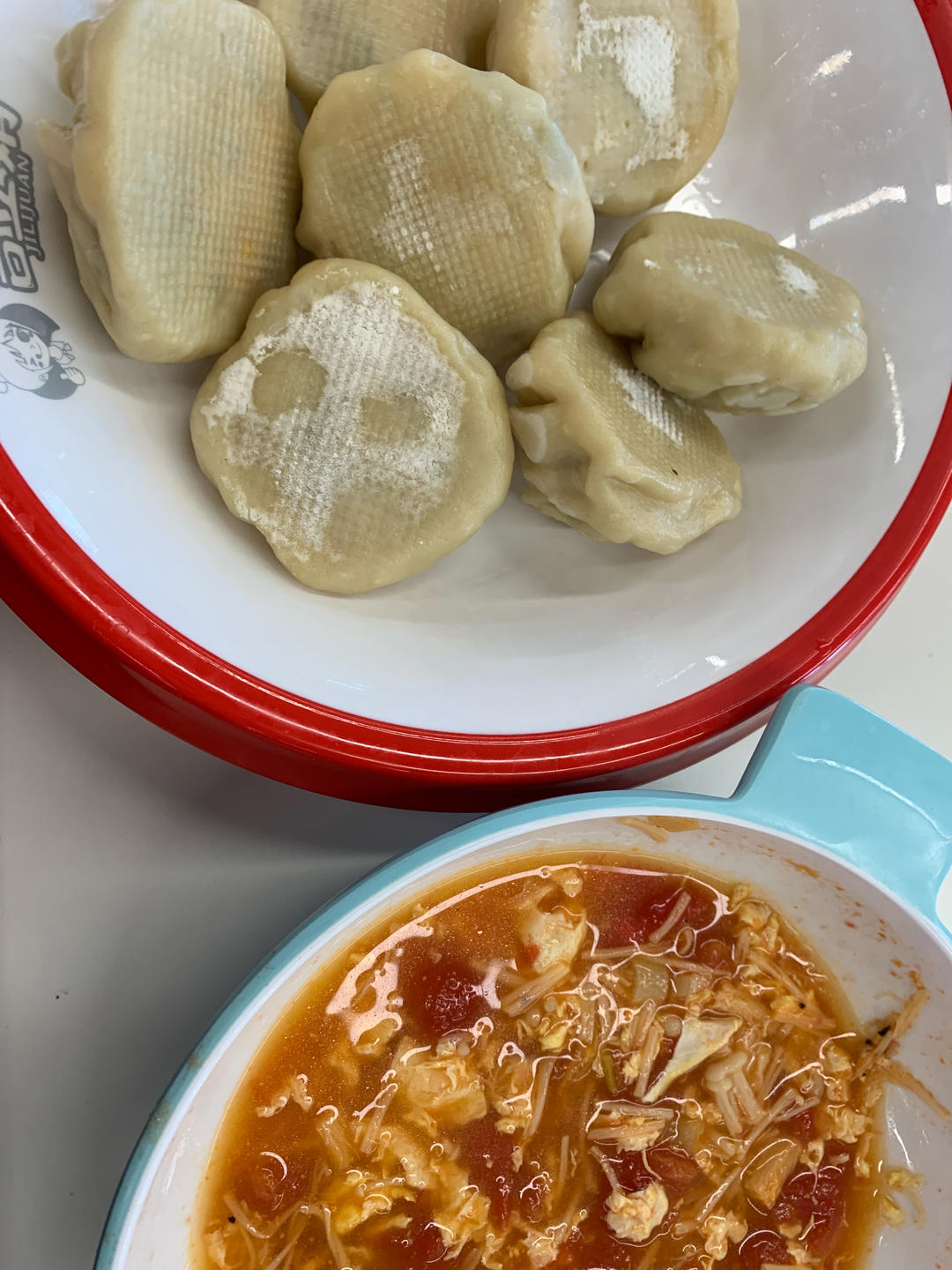 蔬菜鸡肉蒸包