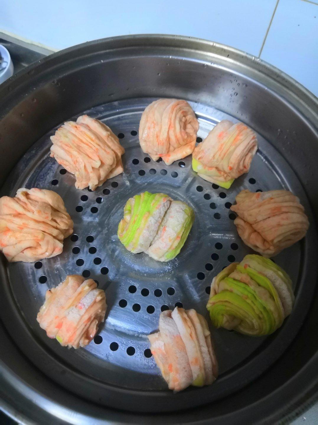 双色花卷