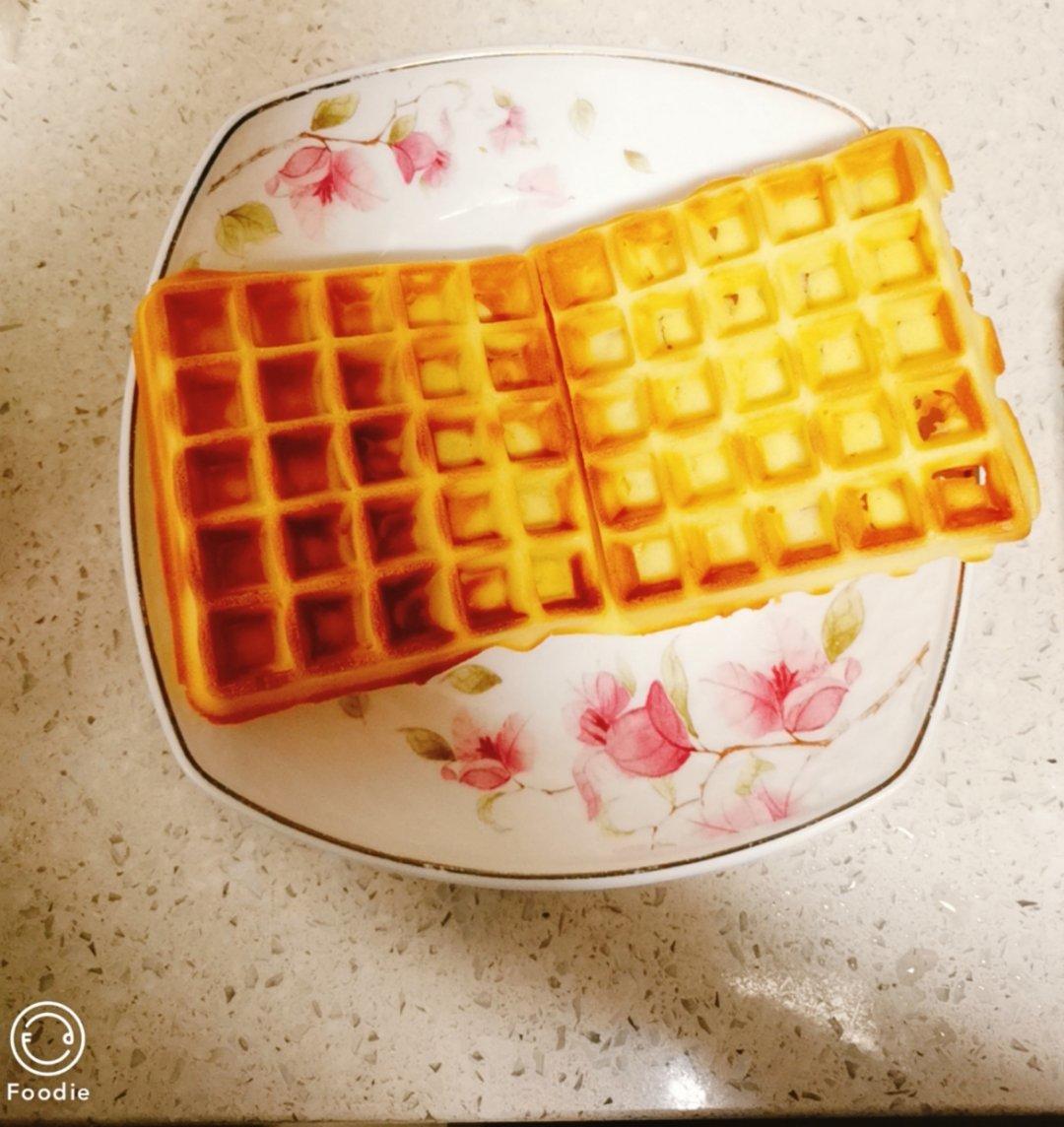可可糯米华夫饼
