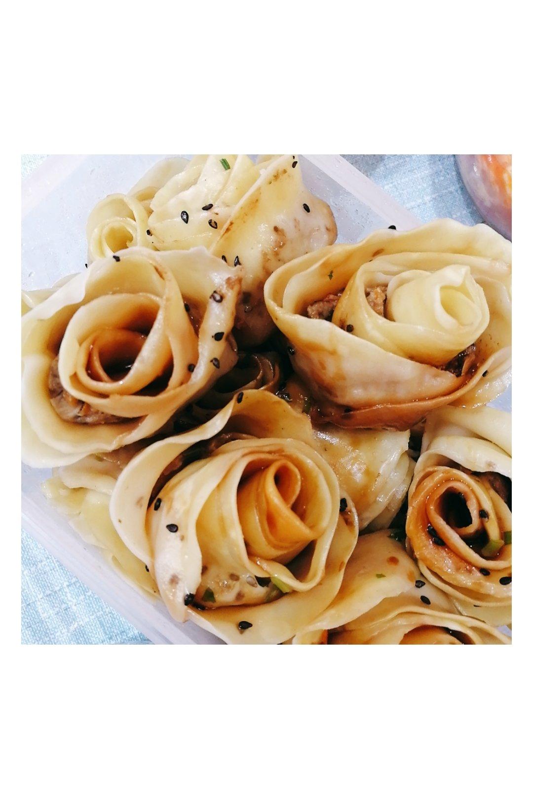 玫瑰花饺子