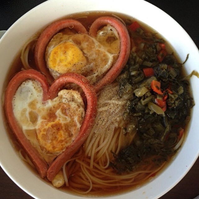 雪菜肉丝面