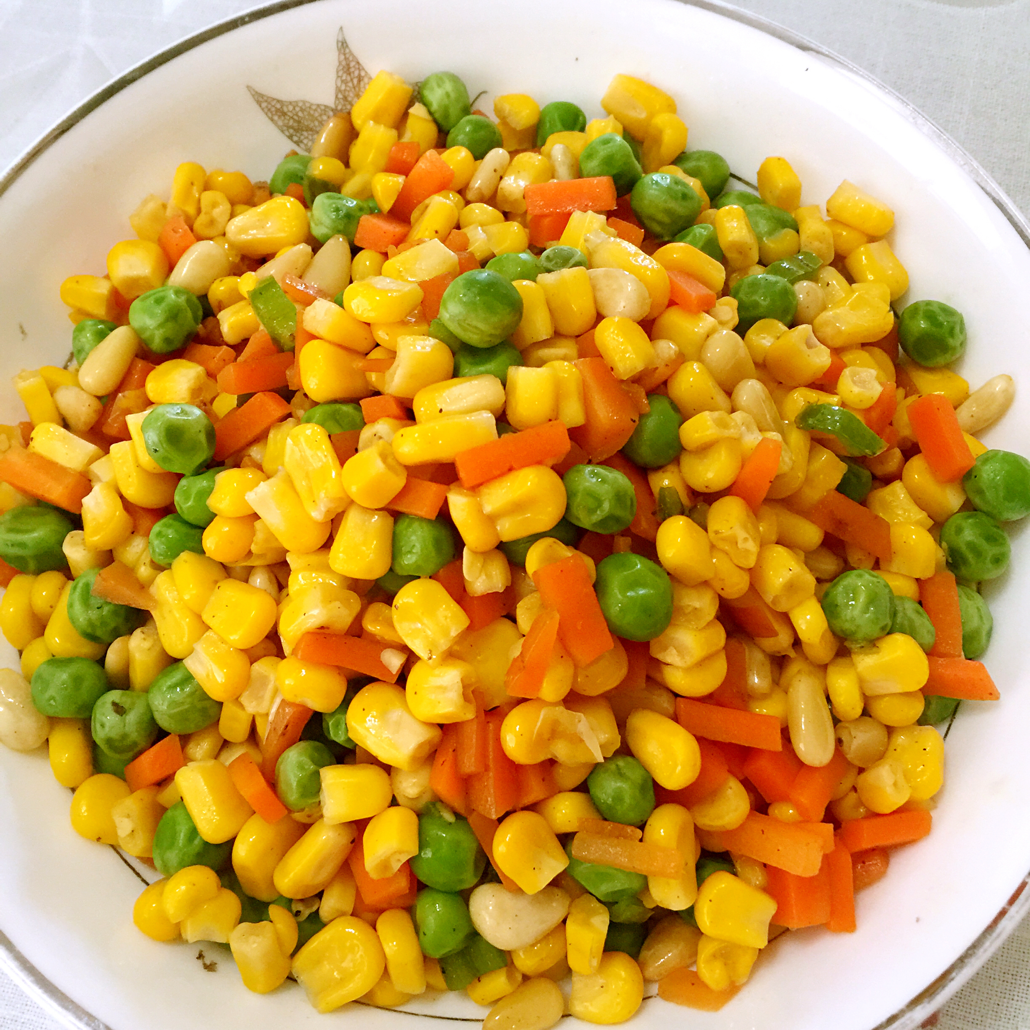 清水碧莲做的松仁玉米