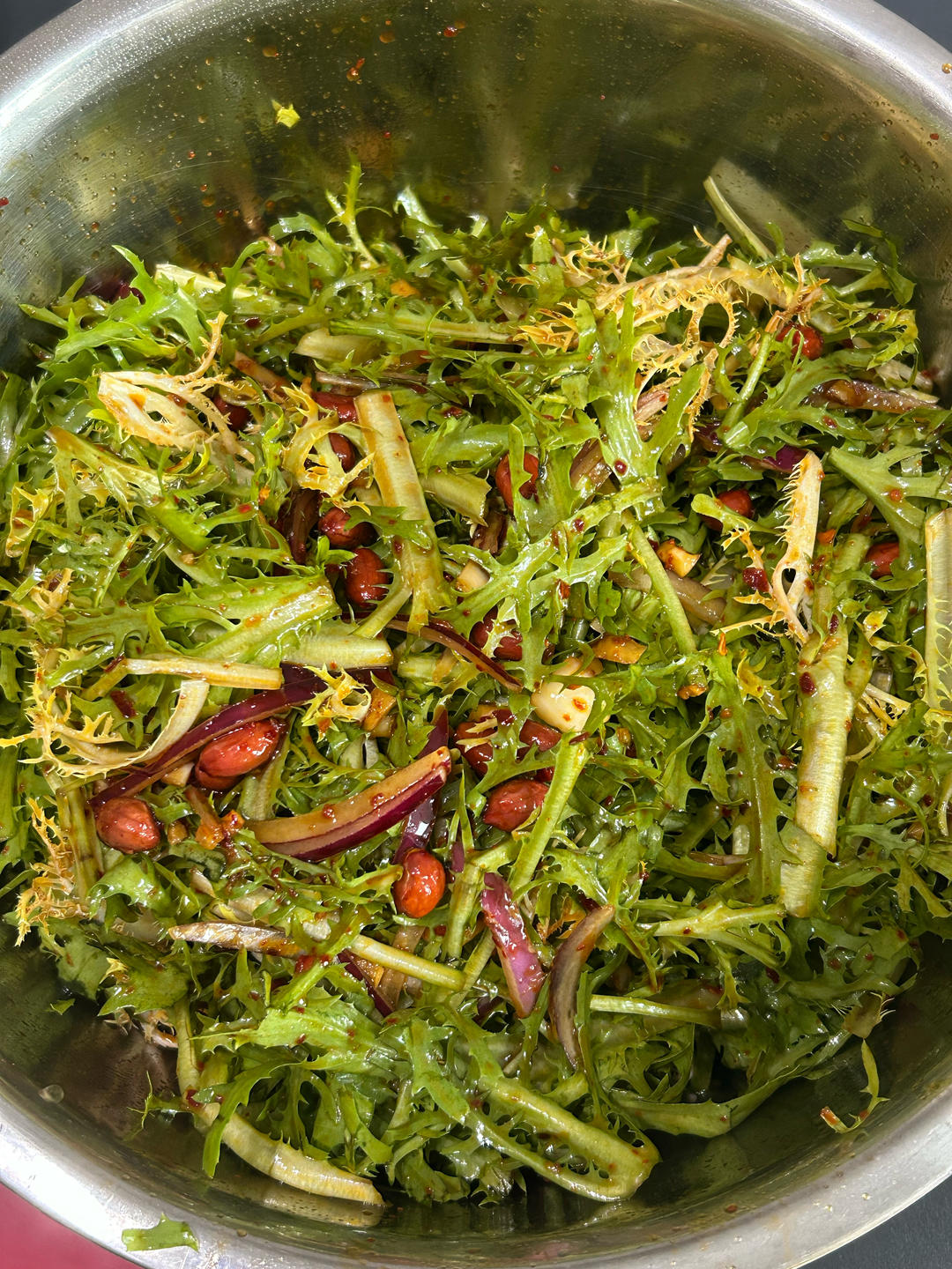 凉拌苦菊（夏日去火宝典）的做法