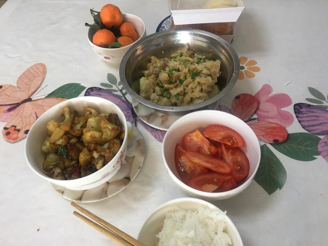 老丁的私房菜-干锅花菜