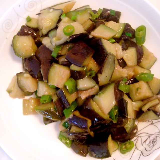 青椒炒茄子