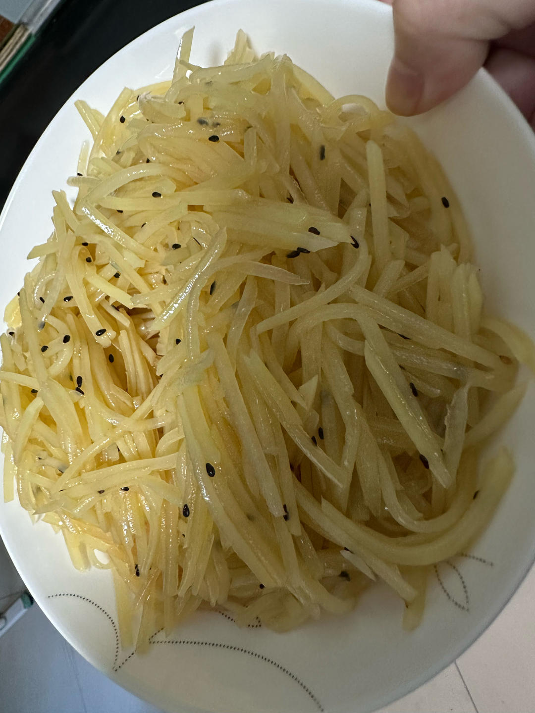 炝拌土豆丝（炎宝爱吃饭版本）