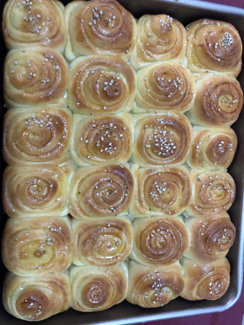 脆底蜂蜜小面包