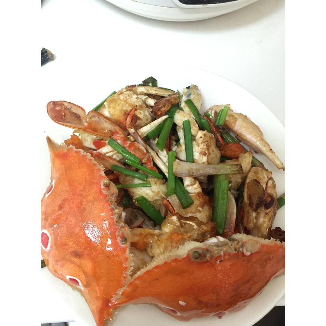 葱姜炒蟹 Fried Crabs