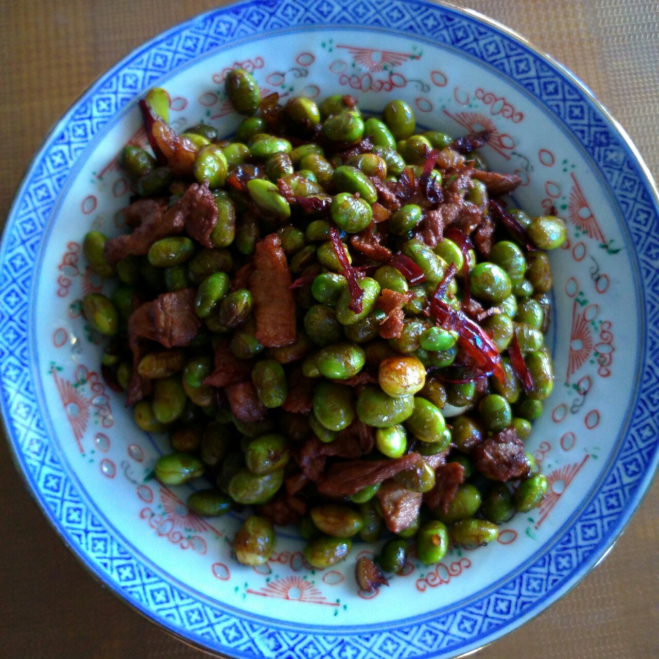 下饭菜 肉末毛豆