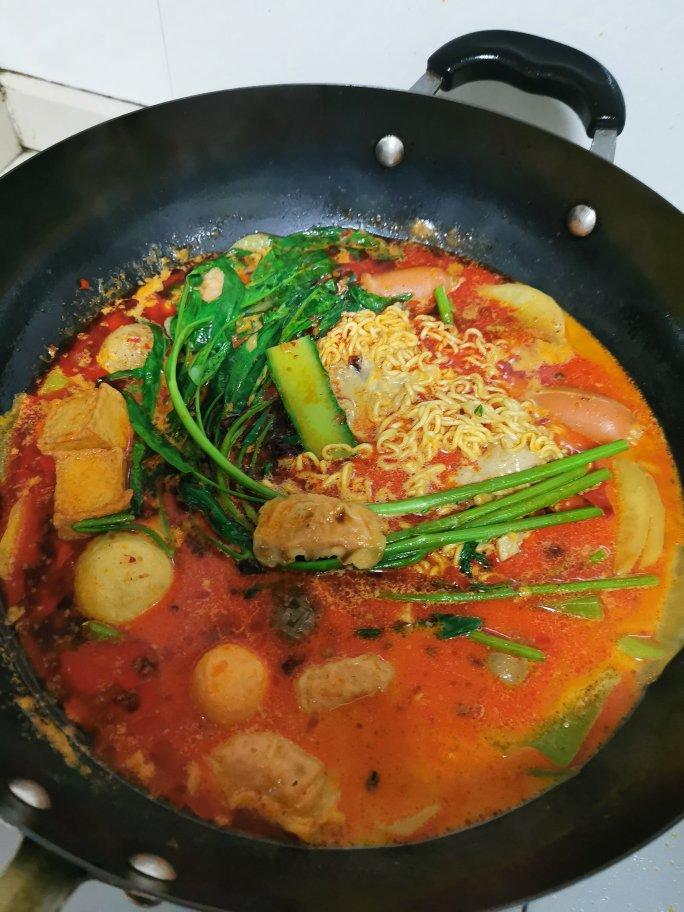 自制牛奶麻辣烫