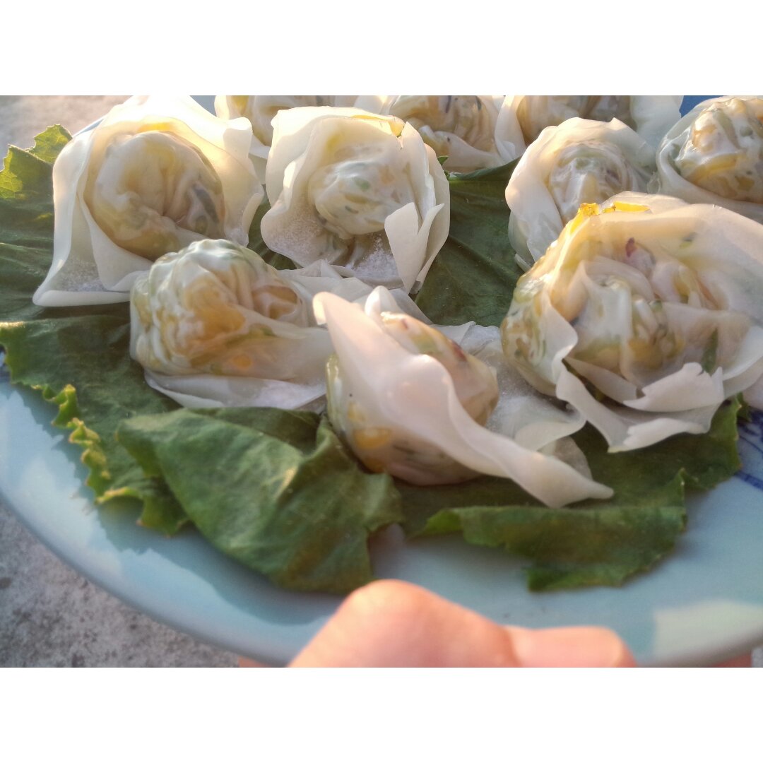 南瓜蒸馄饨