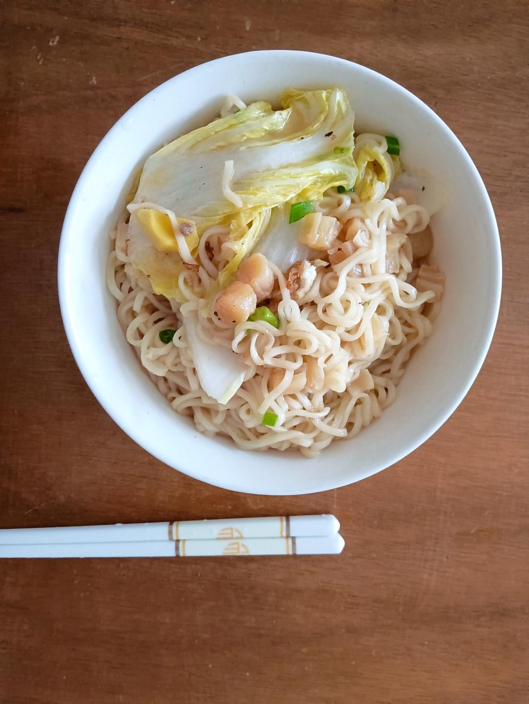 十分钟做超好吃瑶柱鲜汤面