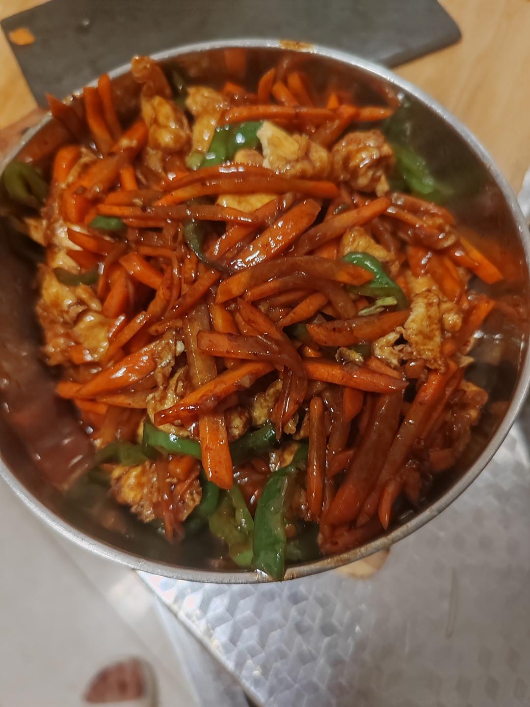 下饭菜鱼香鸡蛋