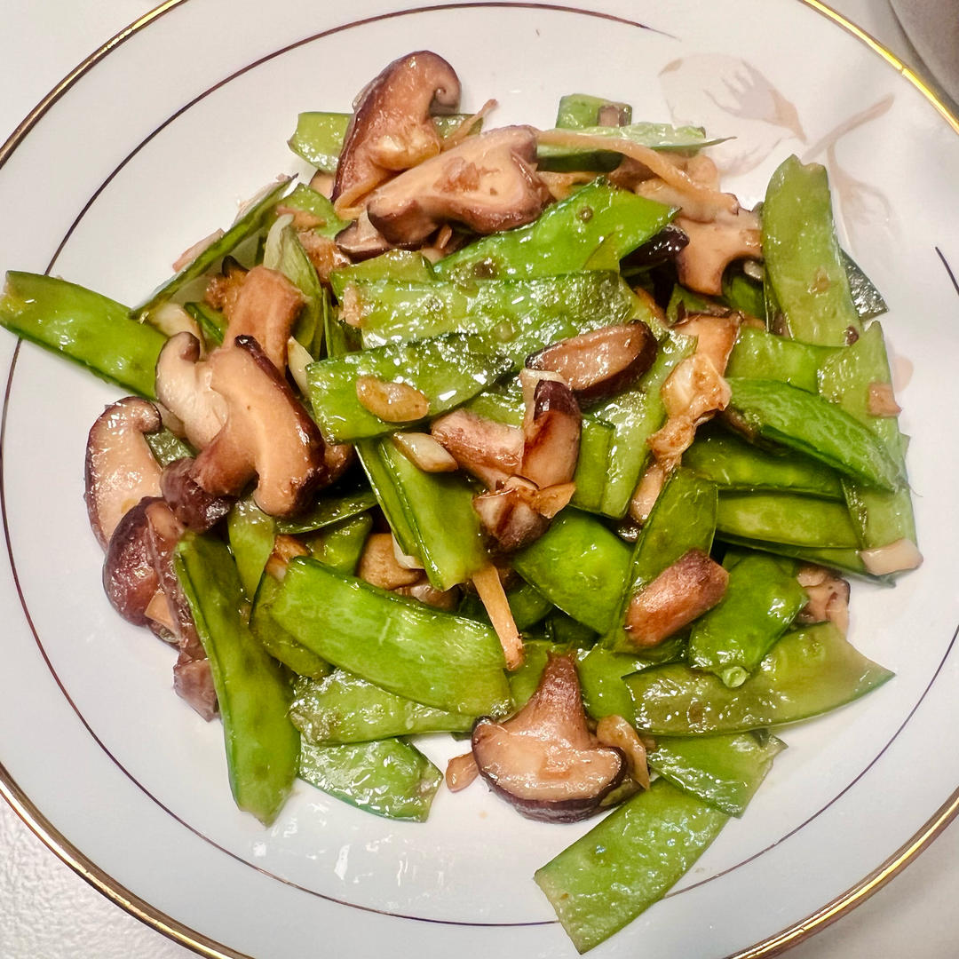 菌香荷兰豆