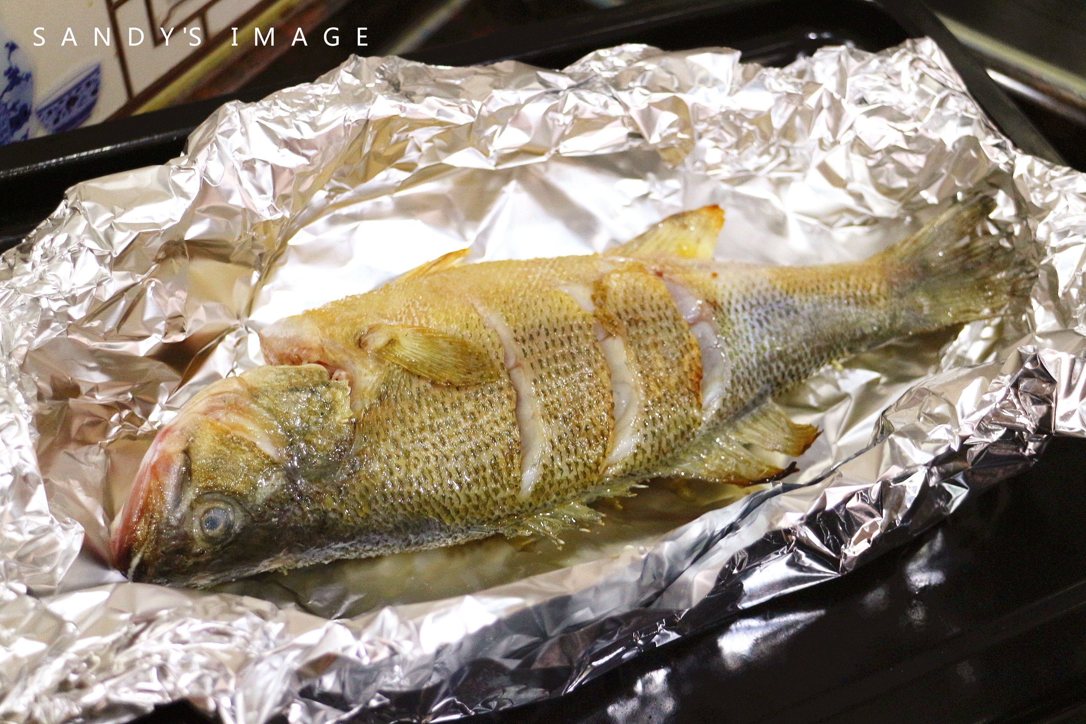 锡纸焗鱼（烤箱版）的做法 步骤2