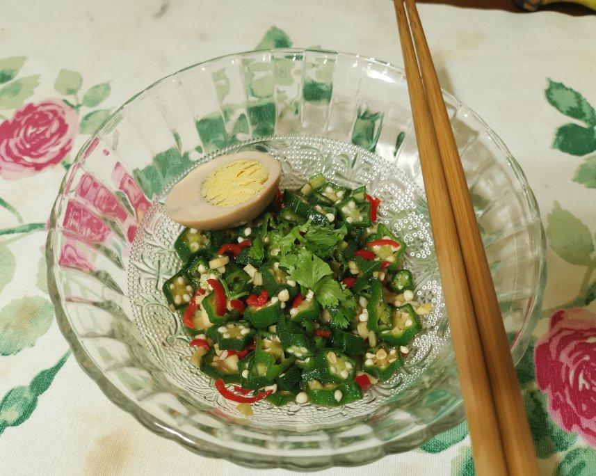 夏日快手菜凉拌秋葵