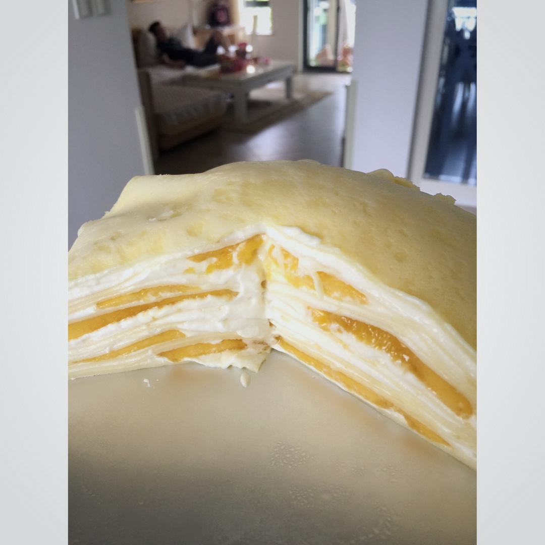 芒果千层蛋糕，100%成功告别煎皮无能