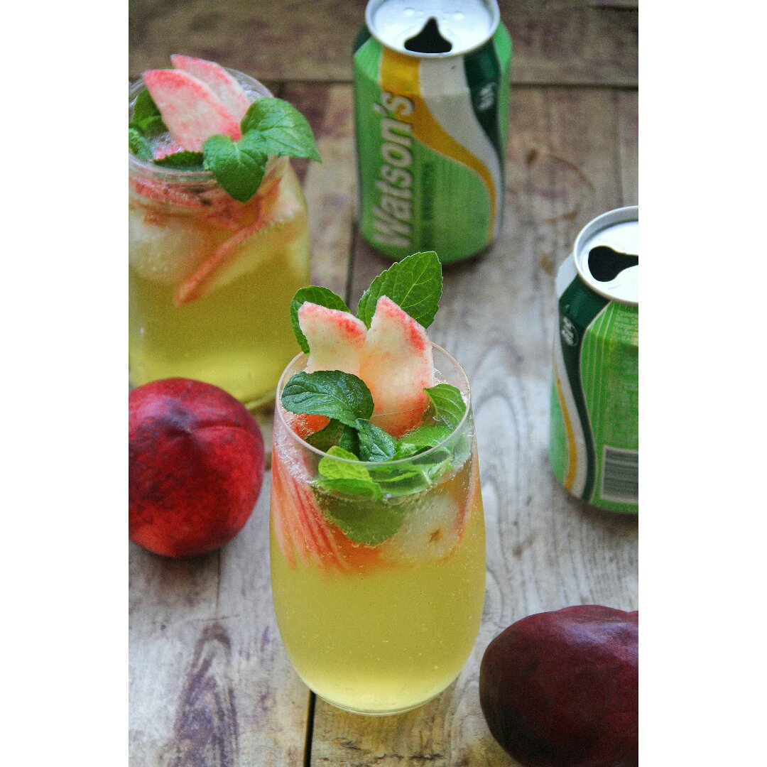 ╭☆╮蕊ツ做的夏日清凉桃子汽水