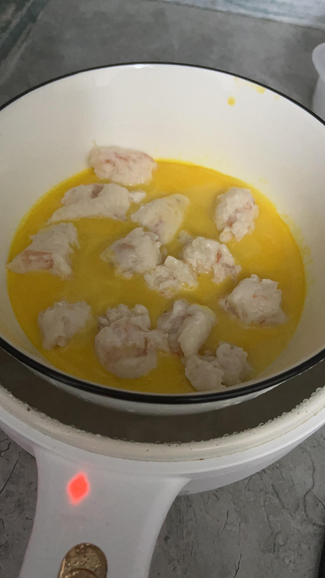 虾滑蒸蛋～最适合小孩子的美食