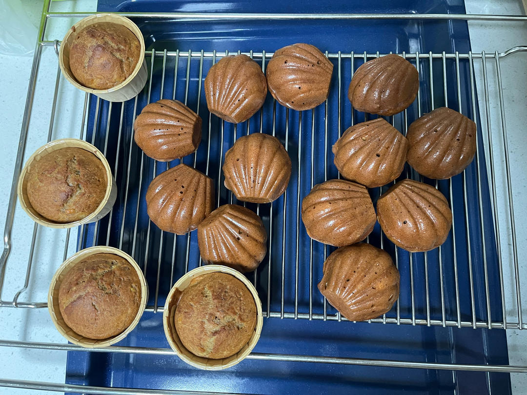 简易版香蕉核桃蛋糕