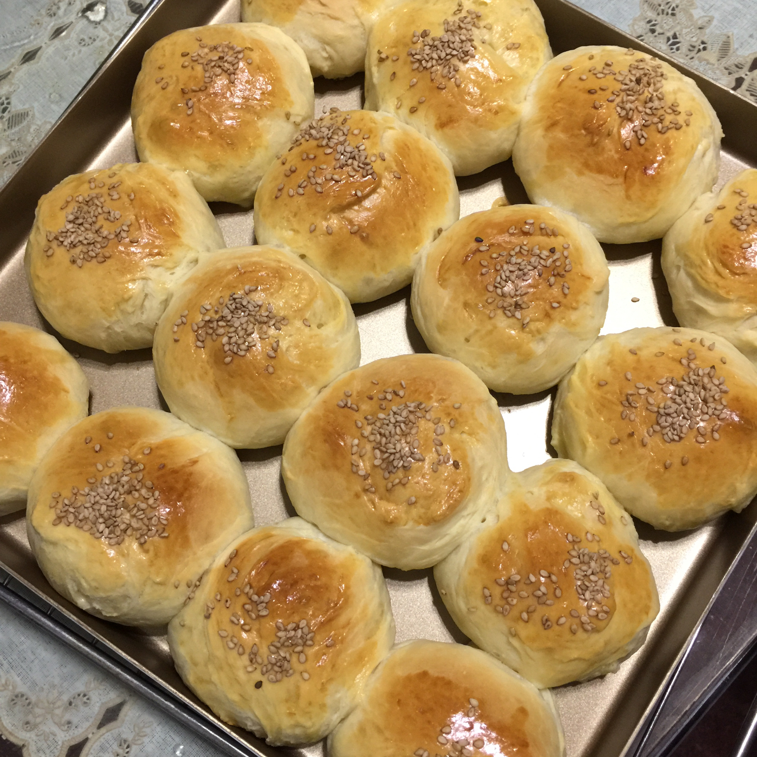鲜奶油小餐包（一次发酵）