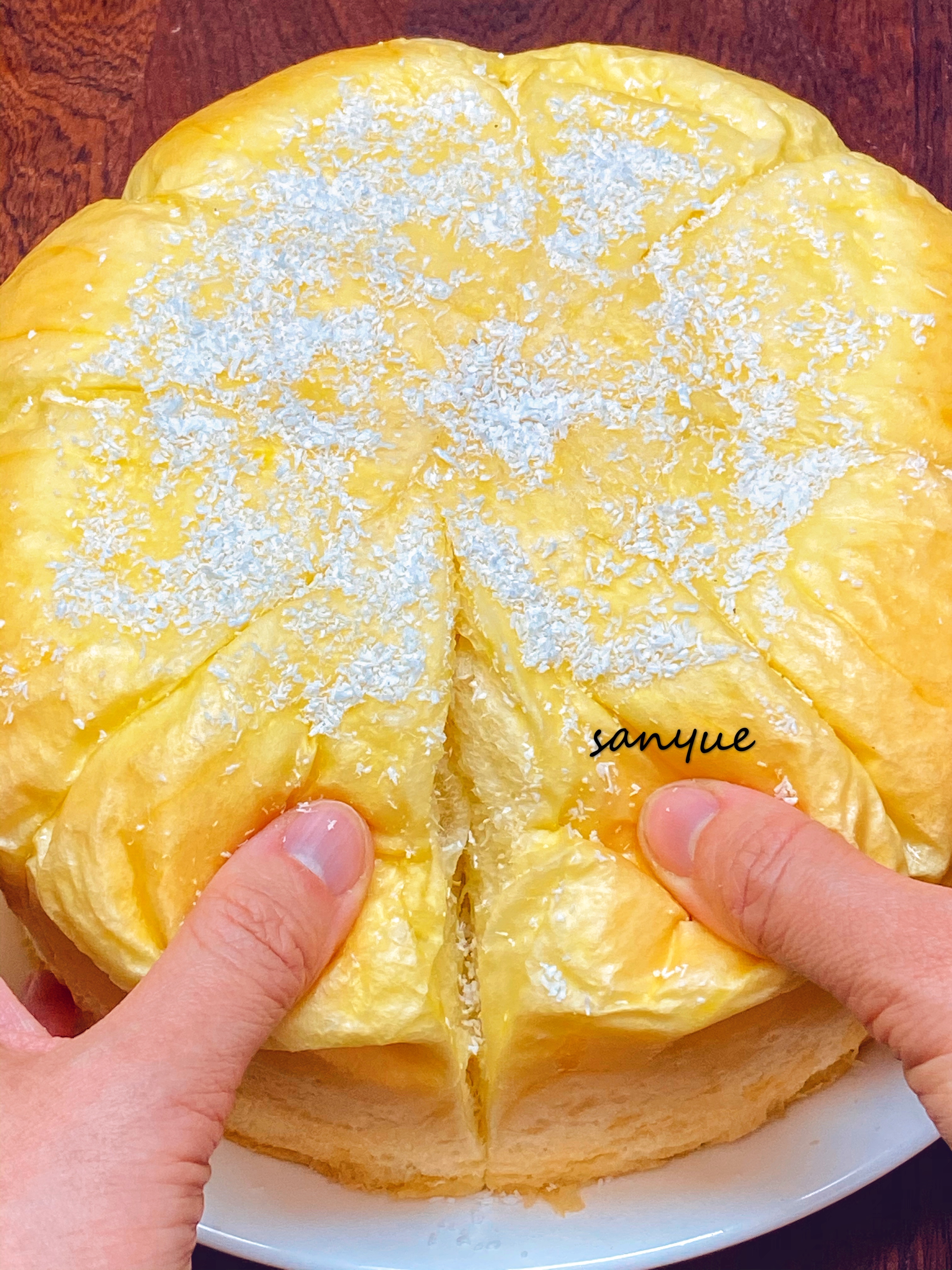 蒸面包不上火 普通面粉不用烤箱手揉版本 用料简单蓬松煊软又拉丝的做法 步骤8