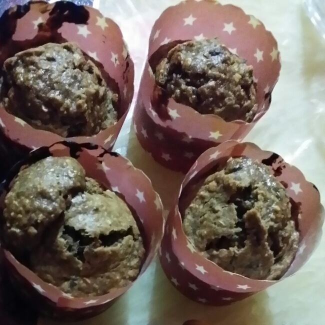 红糖全麦香蕉马芬