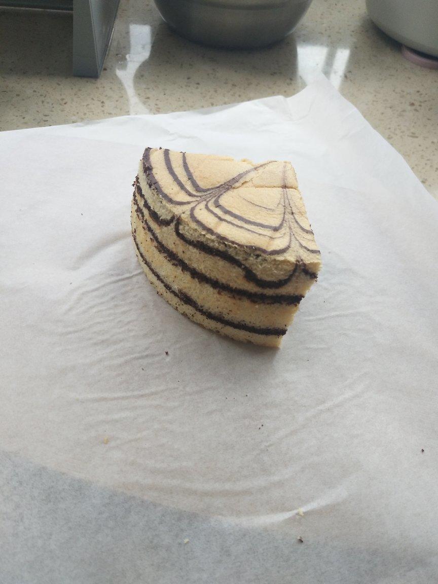 斑马纹戚风蛋糕