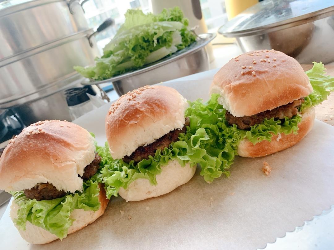 快手汉堡牛肉饼🍔