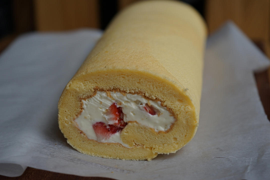 不开裂，不掉皮完美原味蛋糕卷