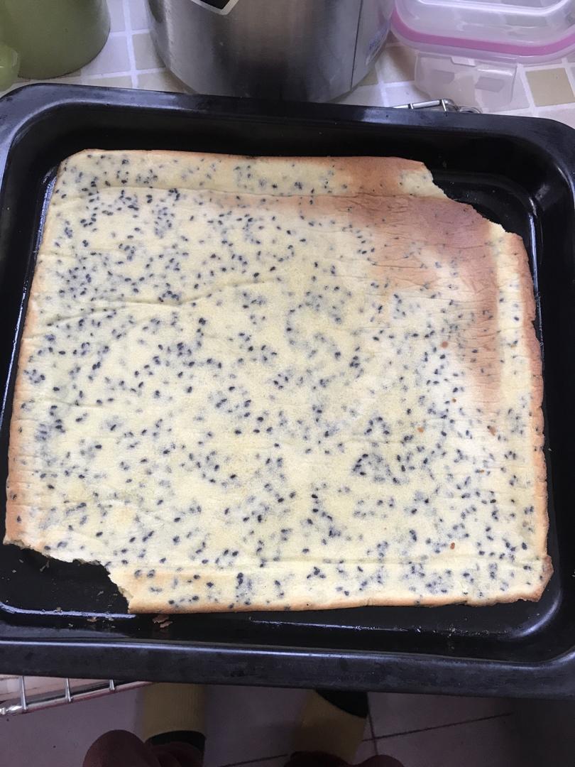 脆香 鸡蛋芝麻薄饼