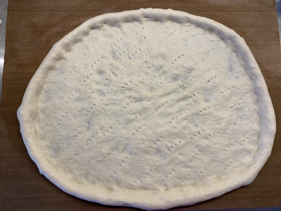 意式薄底披萨                     （最简单饼底整形视频）