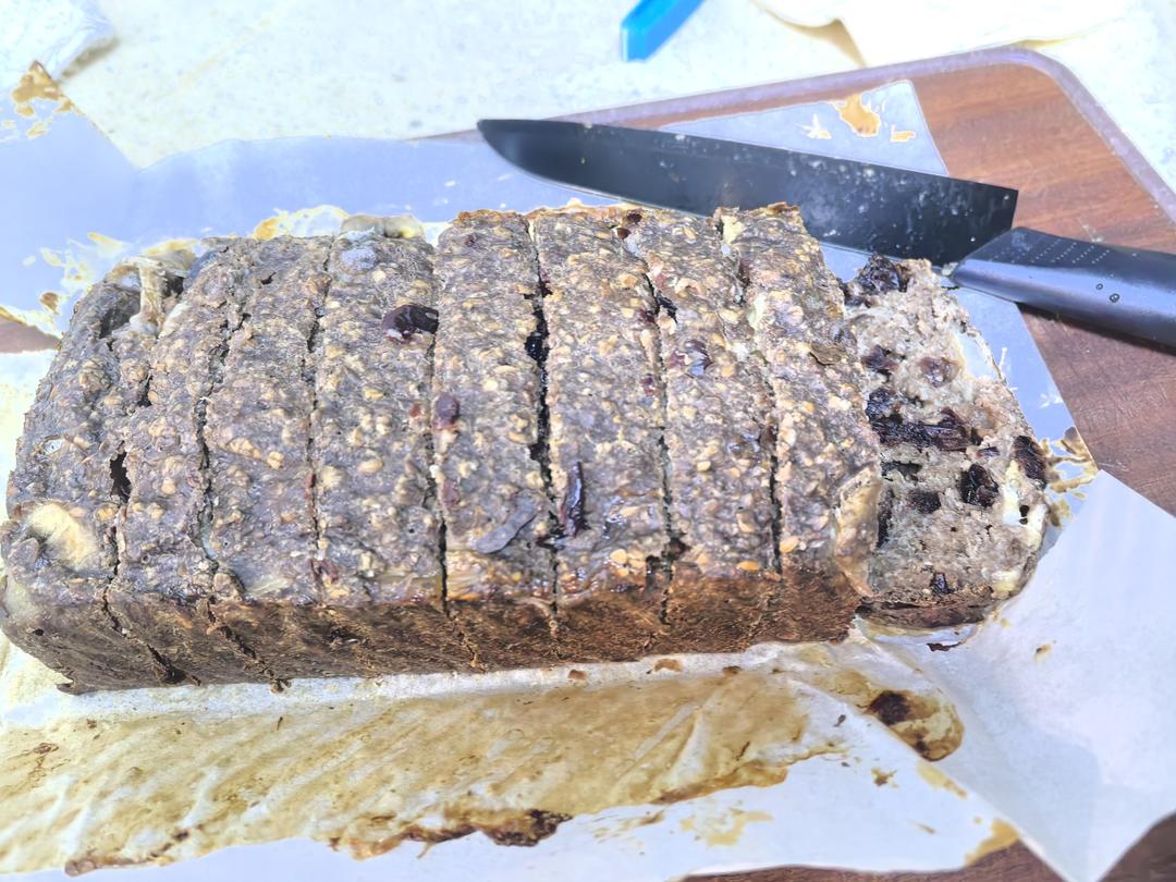 帕梅拉减脂❗️甜品🍰可可燕麦黑巧香蕉磅蛋糕