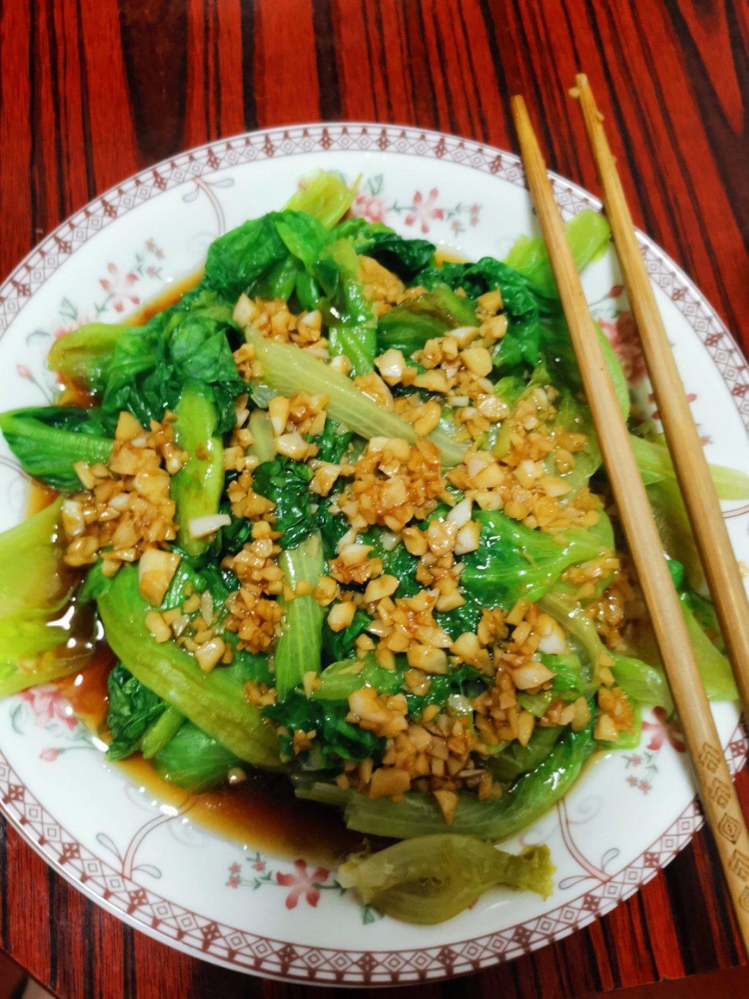 低脂蚝油生菜