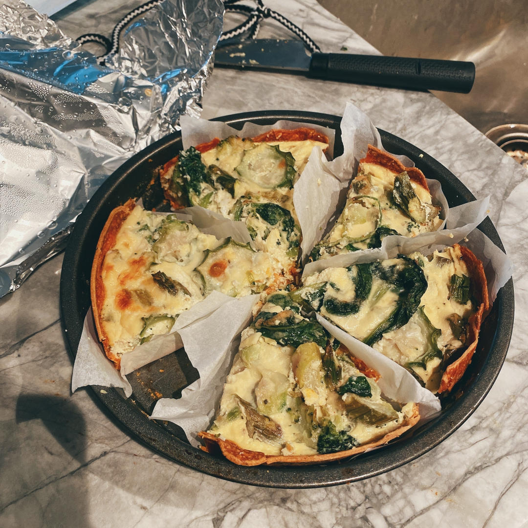 法式菠菜奶酪咸派 quiche aux épinards