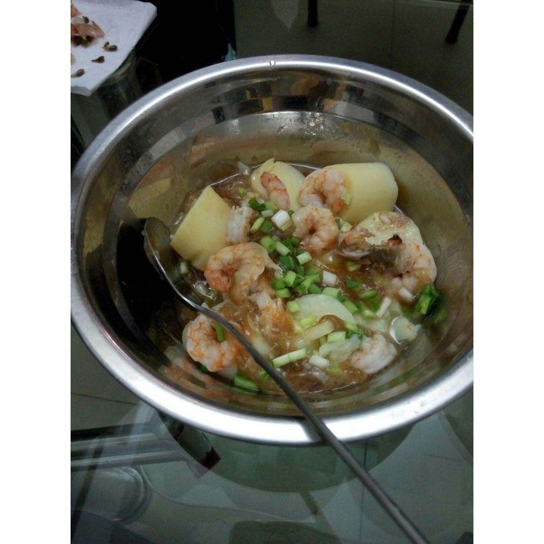 日本豆腐蒸虾仁