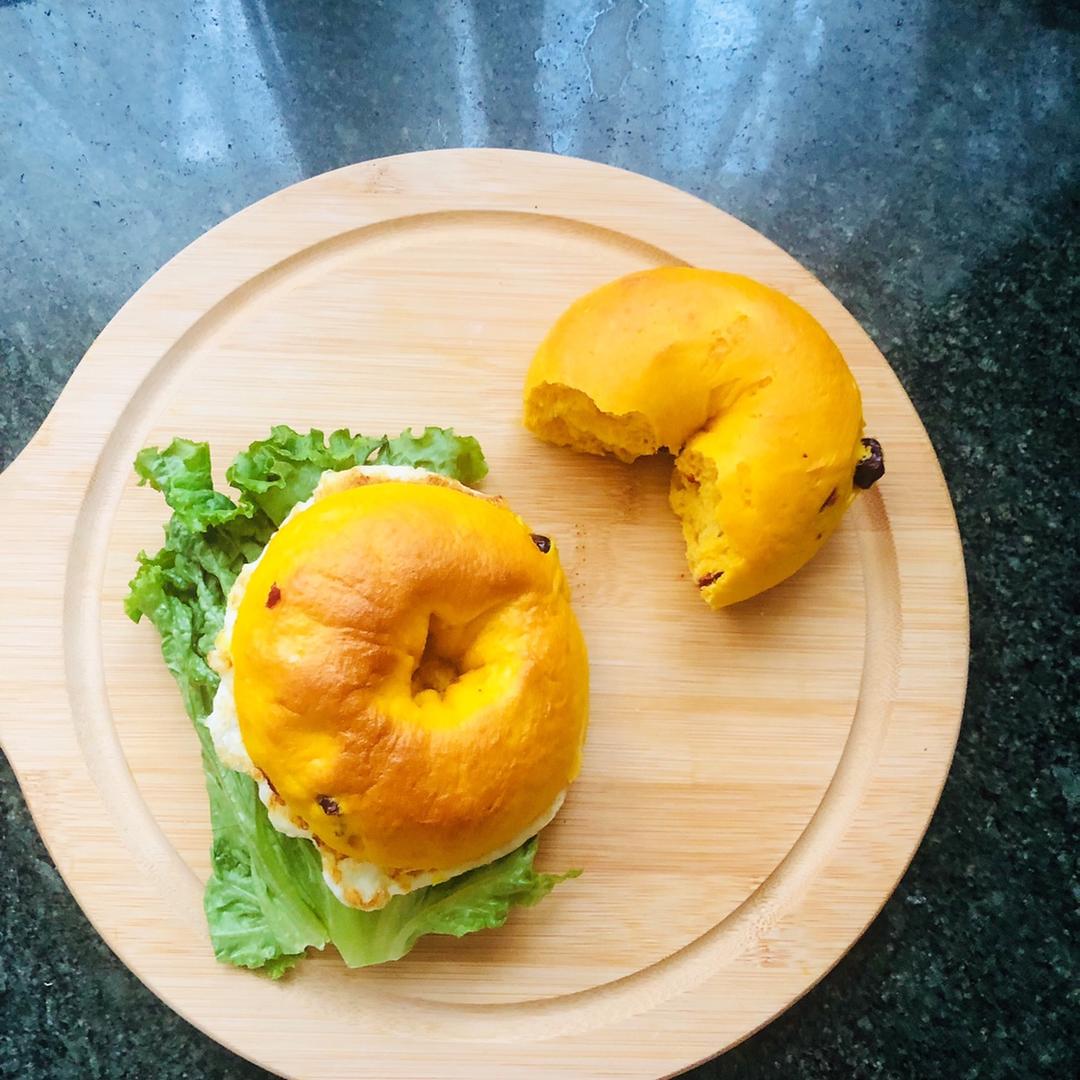 减肥神包——南瓜贝果（无糖无油）