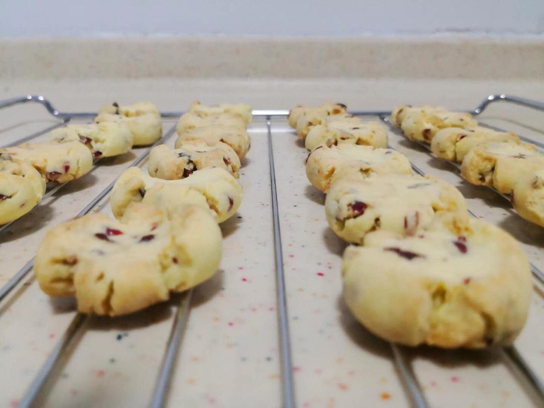 低糖版·酥掉渣）蔓越莓玛格丽特曲奇·宝宝辅食 零食