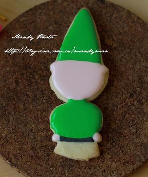 #2014圣诞节#圣诞糖霜饼干-圣诞小丑的做法 步骤6