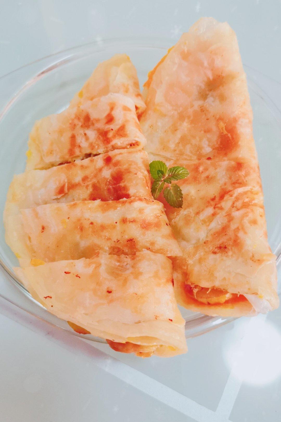 香蕉鸡蛋手抓饼（快手早餐）