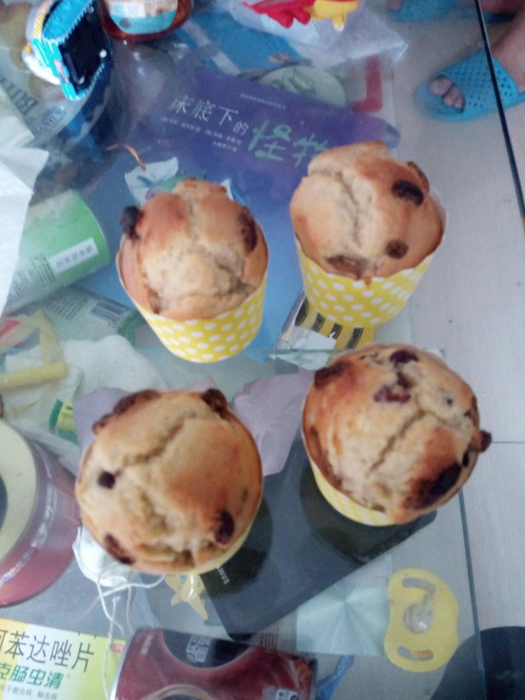 少女心的香蕉蔓越莓玛芬