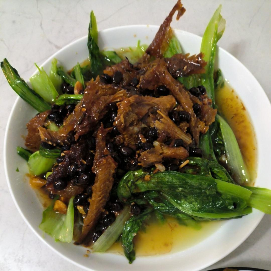 豆豉鲮鱼油麦菜