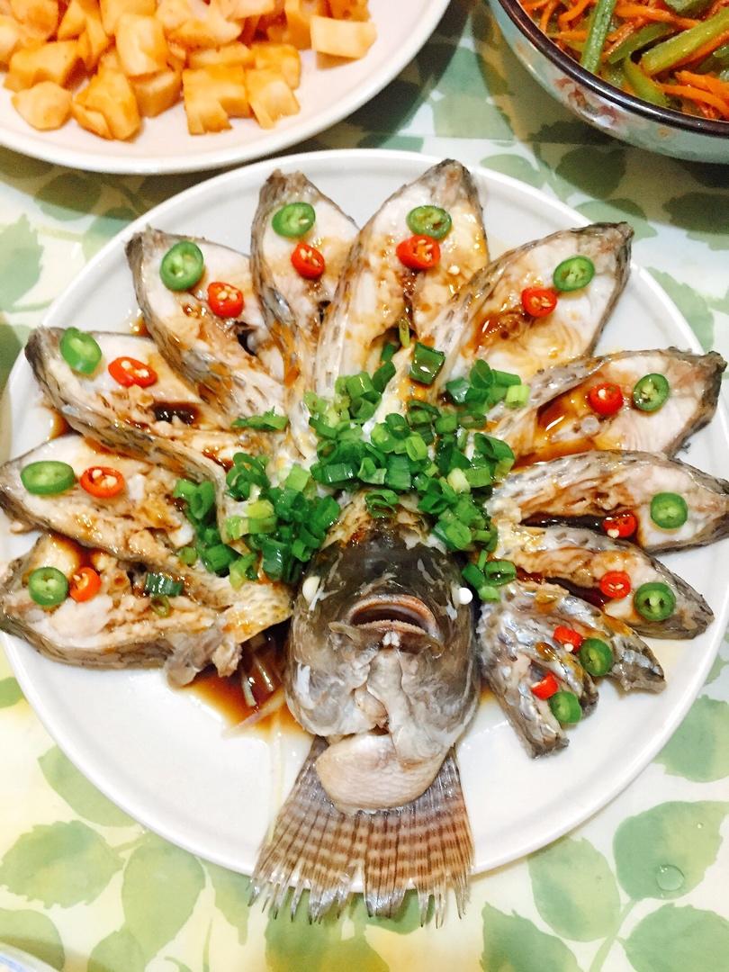 年夜菜必备❗️全家都爱的孔雀开屏清蒸鳊鱼🐟