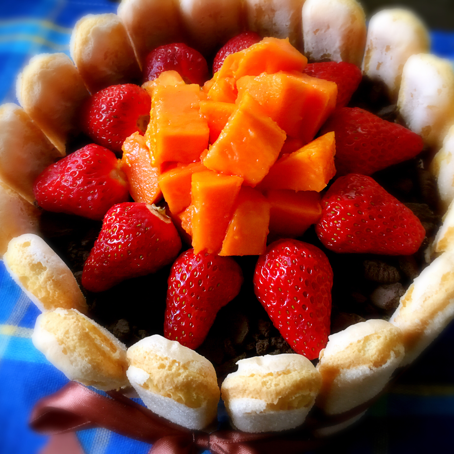 奥利奥水果奶油蛋糕