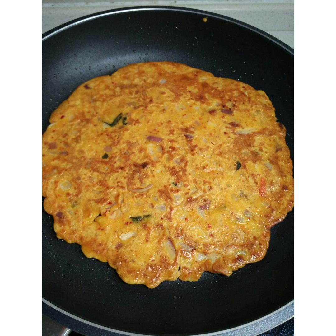 堂妈教你做泡菜饼