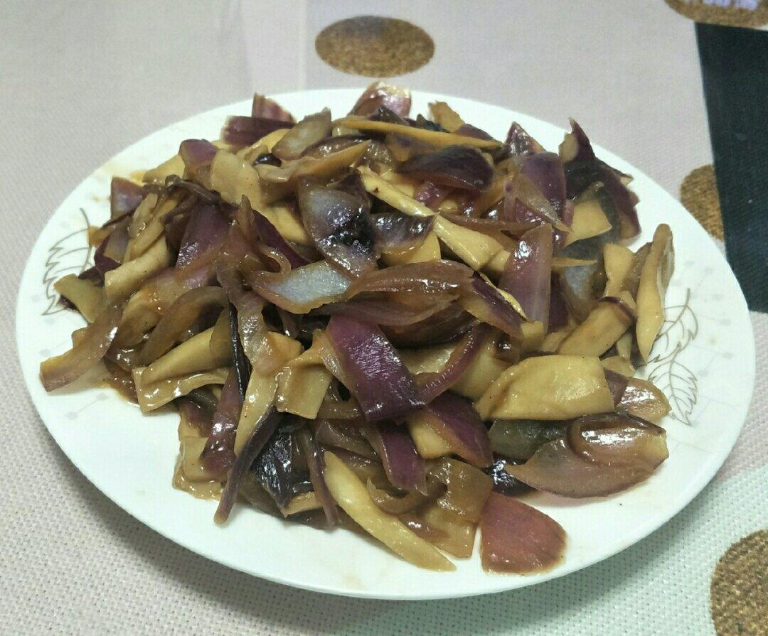 洋葱遇到杏鲍菇