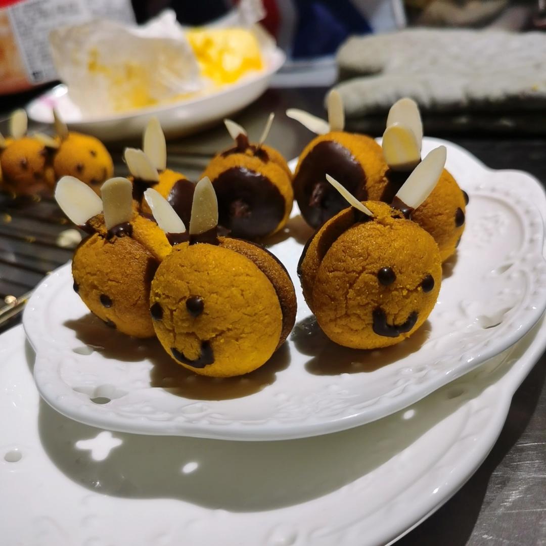 超级酥脆的小蜜蜂杏仁曲奇🐝意大利国民曲奇