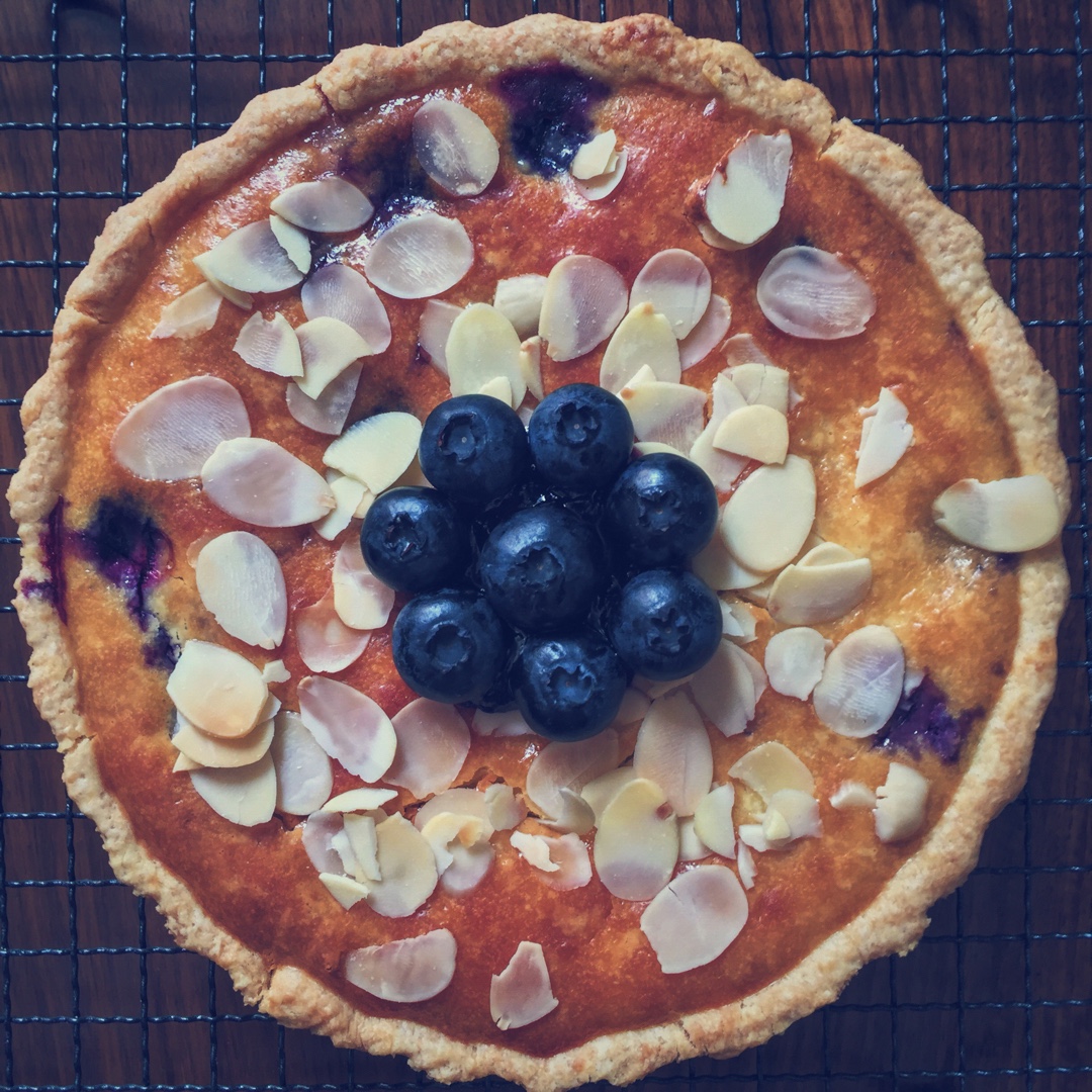 蓝莓乳酪派