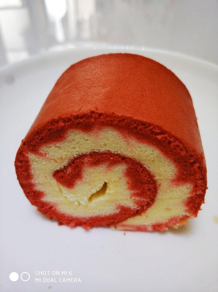 蛋糕卷，红丝绒蛋糕卷，旋风蛋糕卷