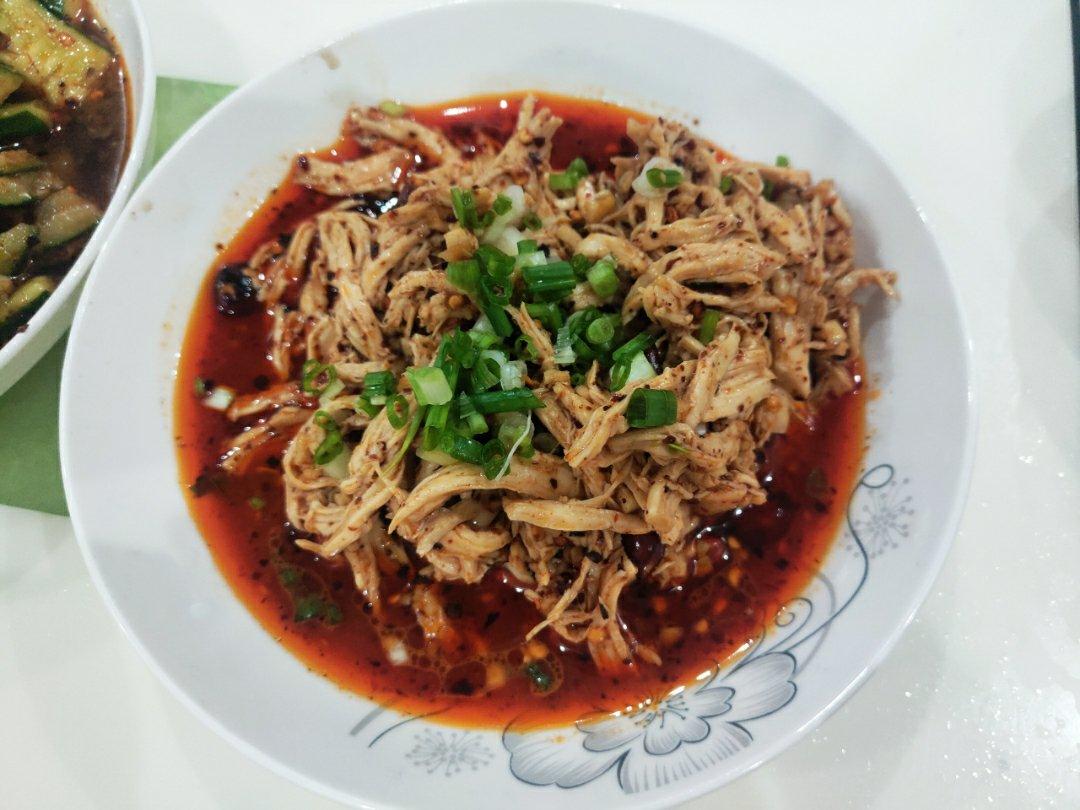 凉拌麻辣鸡丝
